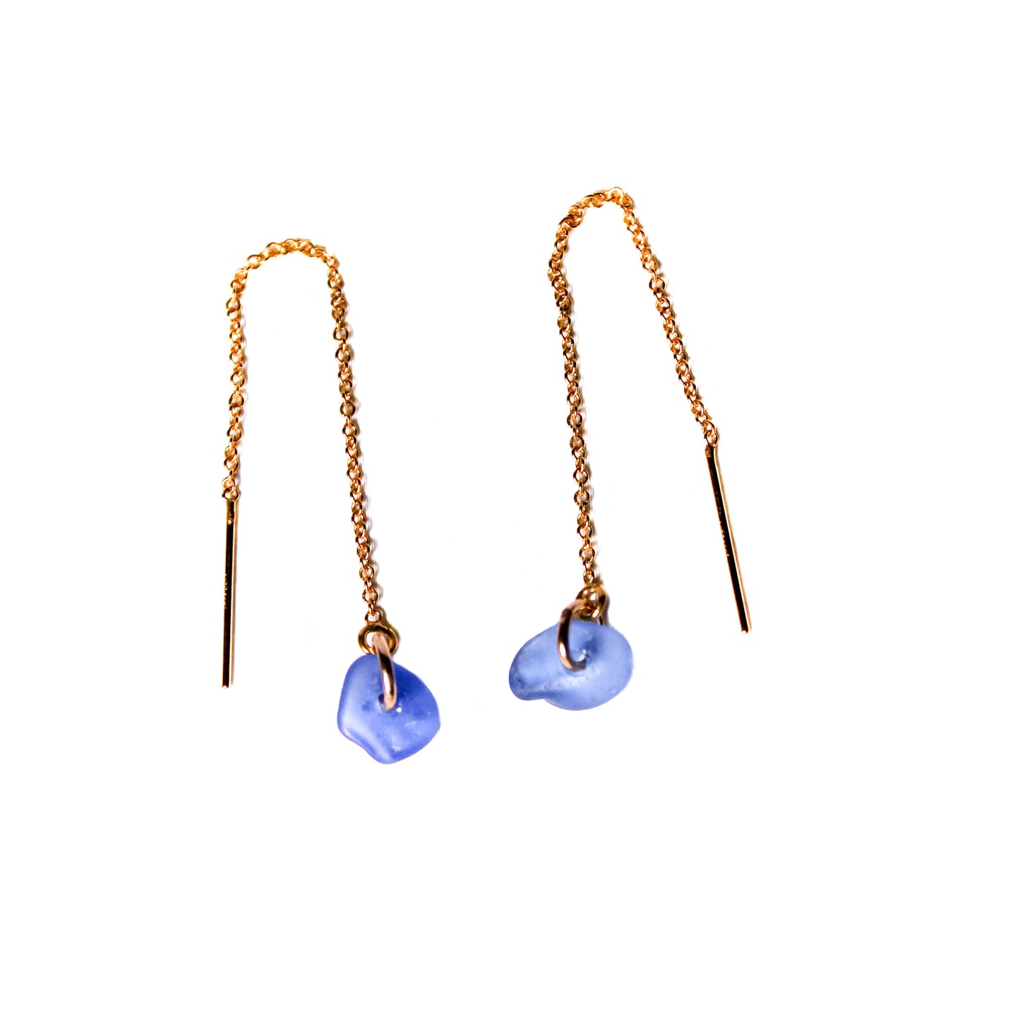 Gold Cable Chain Earring Set