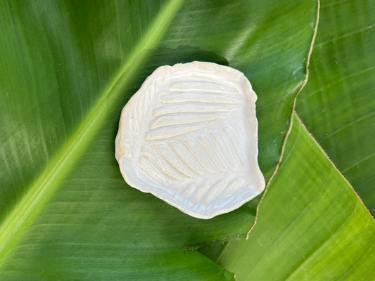 white palm trinket dish